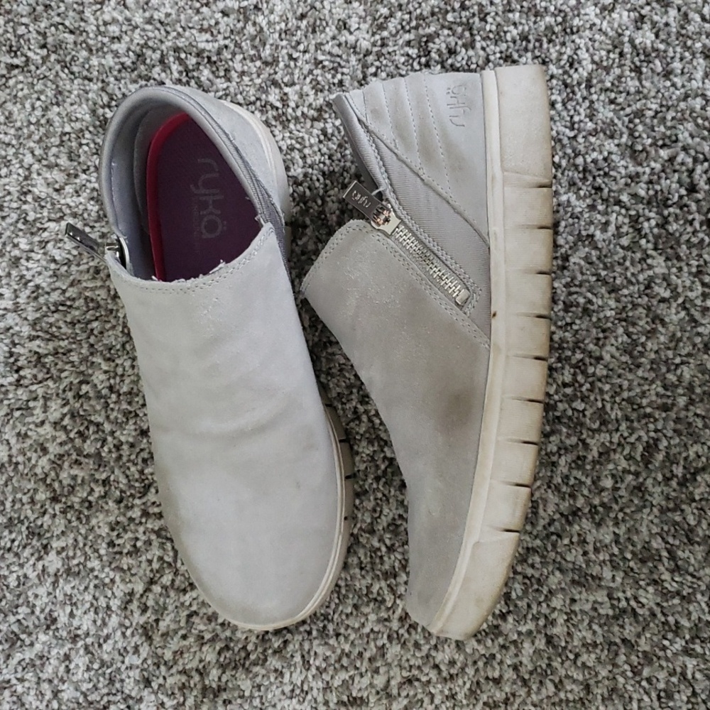 Ryka Grey Suede Leather Shoes